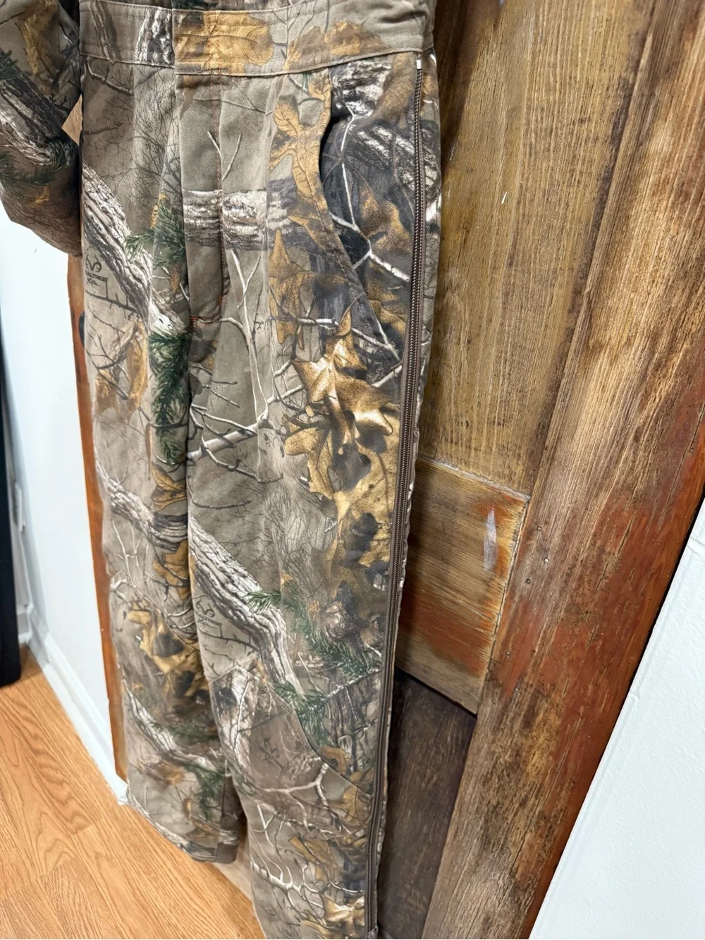 RedHead Kids Camo One-Piece Bodysuit in Brown and Green